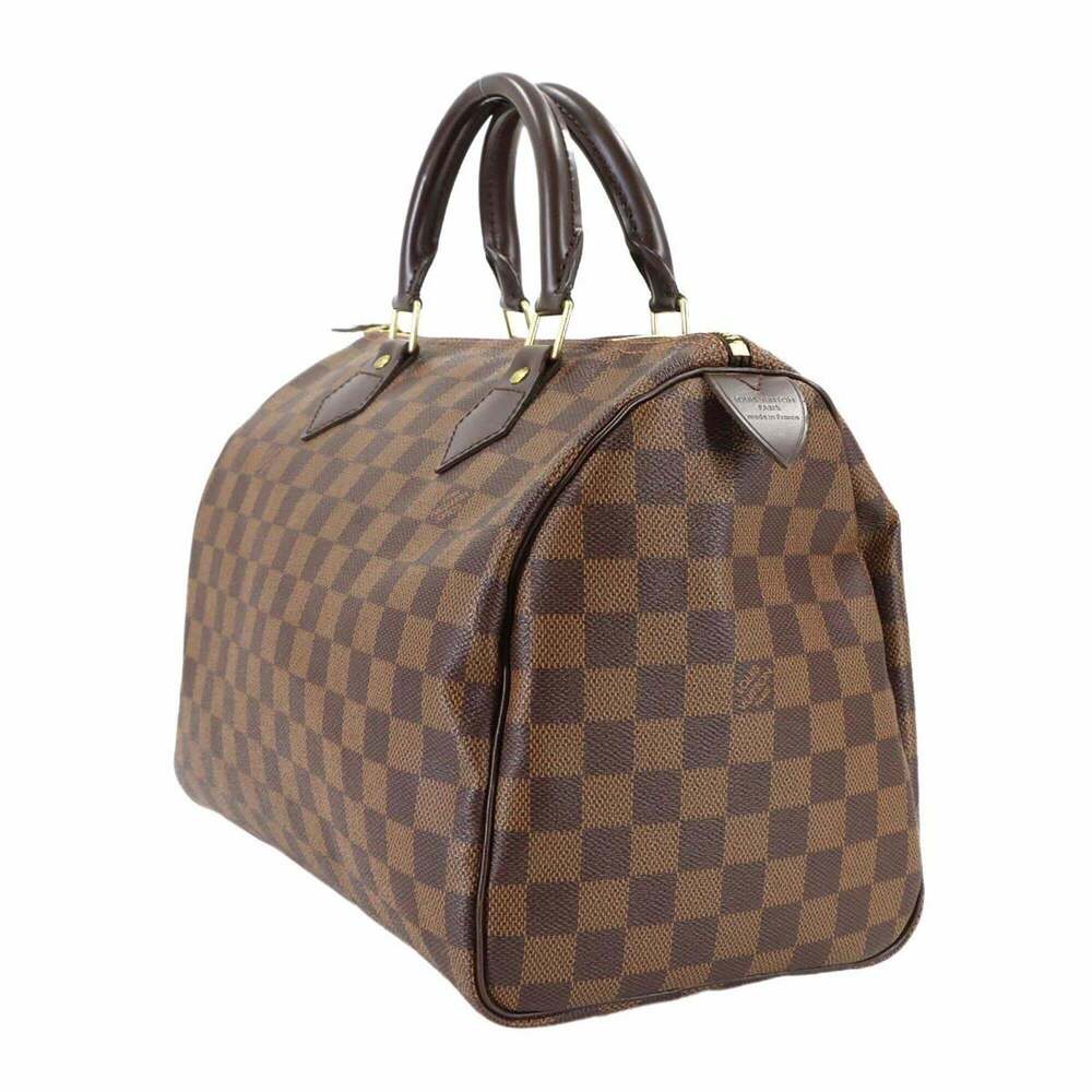 LOUIS VUITTON Authentic Brown Damier Speedy 30 Boston Bag - Picture 3 of 8